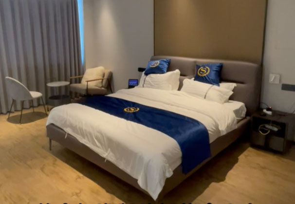 智慧酒店客房智能床、酒店客房智能床、客房智能床